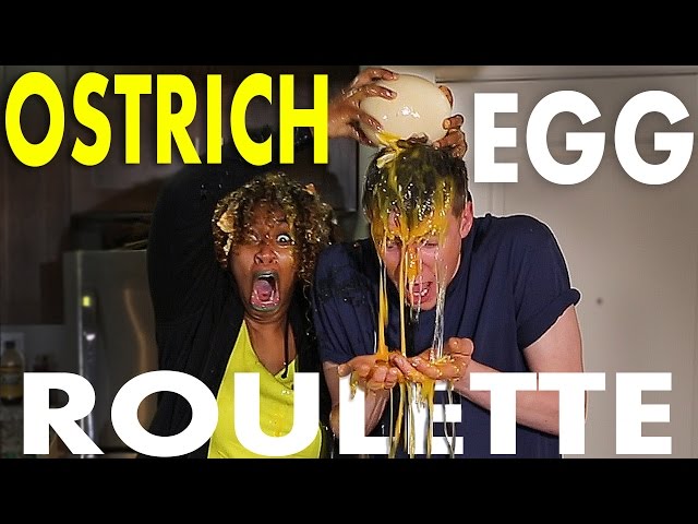 OSTRICH EGG ROULETTE CHALLENGE w/ GLOZELL | Collins Key