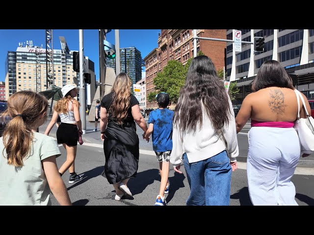 (4K) Summer walk | Central Station into Chippendale | Sydney, NSW, Australia | DJI Osmo Pocket 3.