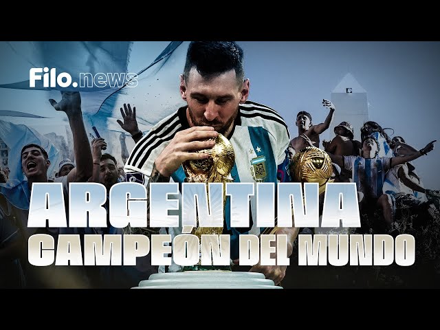DÍA HISTÓRICO para ARGENTINA después de ganar la COPA DEL MUNDO