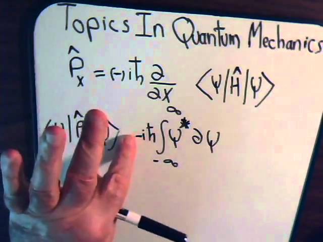 Topics In Quantum Mechanics Video # 11: Momentum Operator - Hermitian Properties