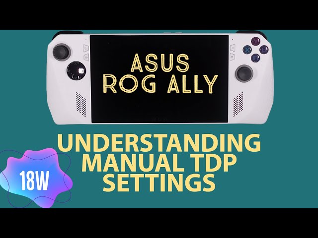 Understanding Manual TDP Settings | ASUS ROG Ally