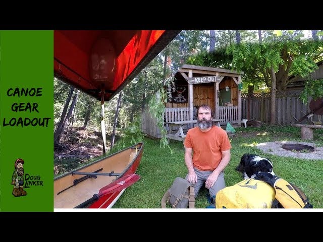 Canoe and Gear Loadout For Single Carry  Portaging (2018)