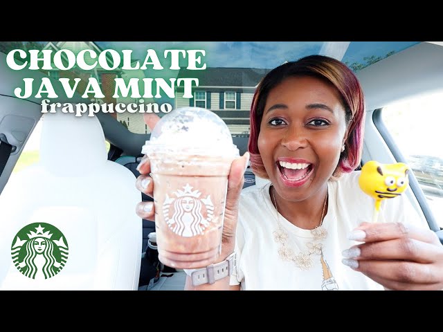 NEW Starbucks Chocolate Java Mint Frappuccino Review | Summer Starbucks Drinks 2023