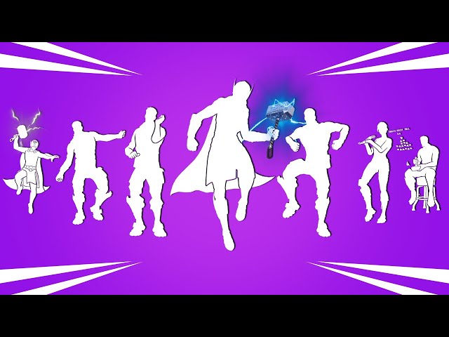 Top 50 Legendary Fortnite Dances & Emotes! (Bring The Hammer Down, Fort Knighted, Galaxian)