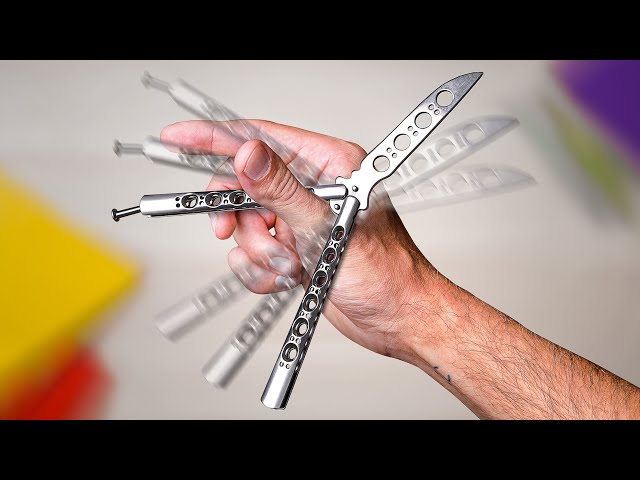 Learning Butterfly Knife Tricks with No Experience