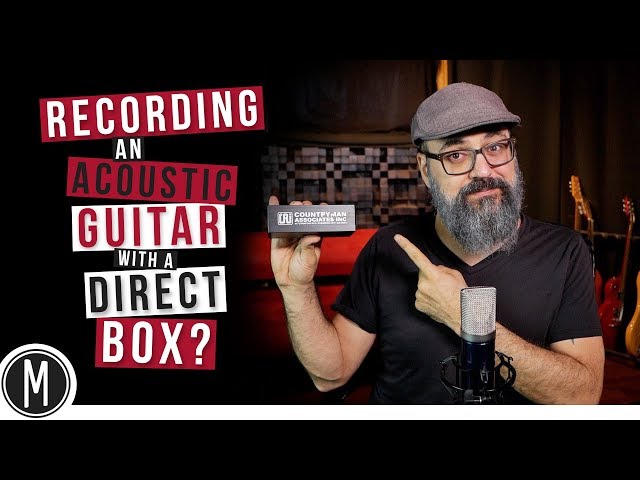 RECORDING an Acoustic Guitar with a DIRECT BOX ? - mixdown.online
