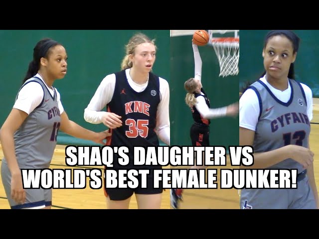 SHAQ'S DAUGHTER vs BEST FEMALE DUNKER OF ALL-TIME!