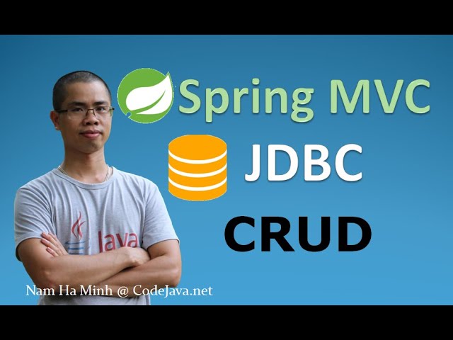 Java Spring MVC and JDBC CRUD Tutorial (Web App using Eclipse, Tomcat, MySQL and JUnit)