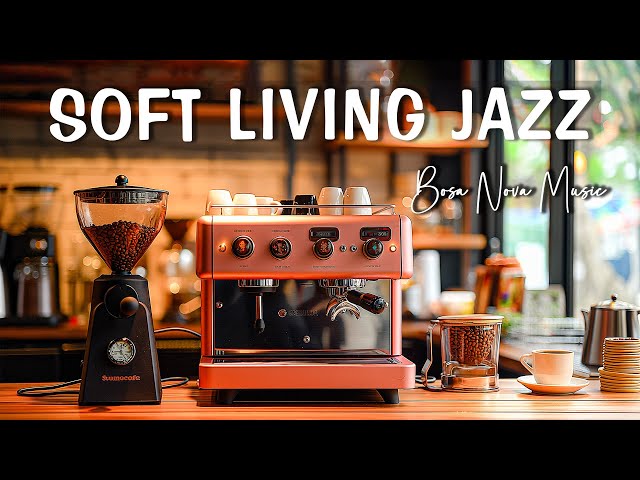 Soft Living Jazz Music ☕ Smooth Jazz & Calm Bossa Nova - Living Coffee for Relax, Study&Work