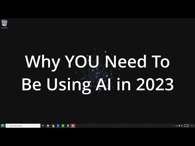 Why YOU Need to Be Using AI in 2023 (repost)