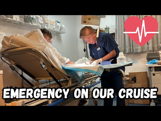 ER Emergency on our Cruise - Chris Got Injured