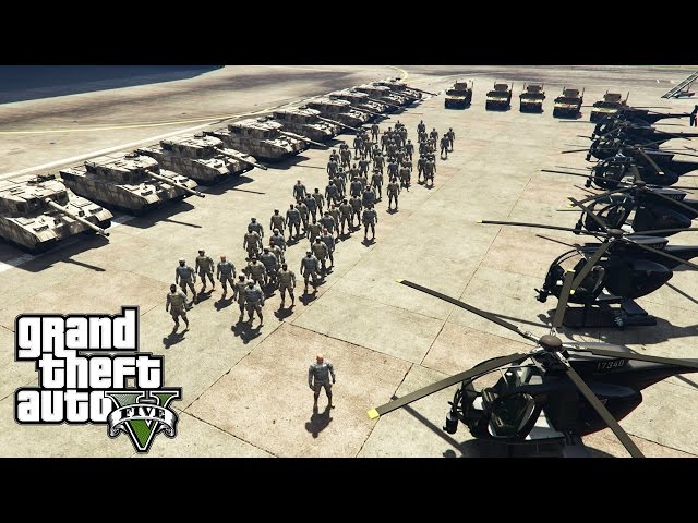 GTA 5 - Military ARMY Patrol #6 - Saving Los Santos (The Finale)