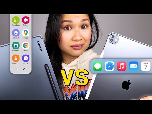 M1 iPad Pro vs Galaxy Tab S7+ // MULTITASKING!