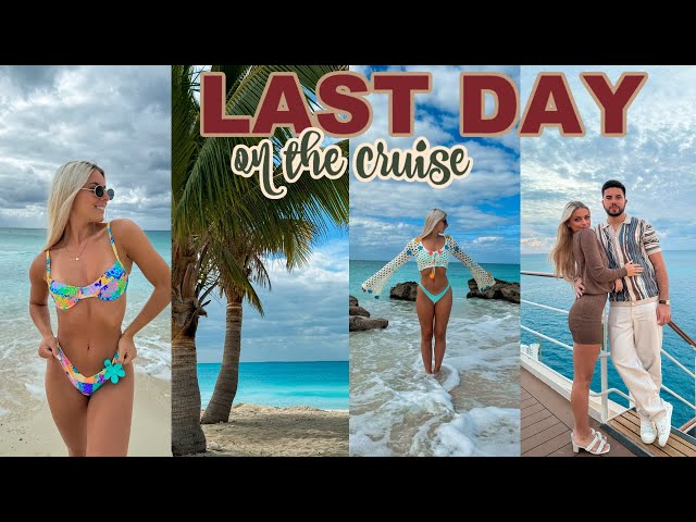 VLOGMAS DAY 15: last day on the cruise, beach day, + amazing shows