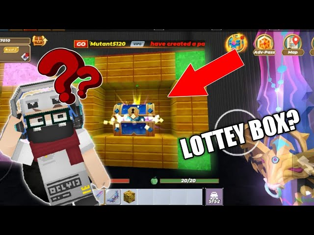 CAN YOU OPEN THE LOTTEY BOX? In Skyblock (Blockman Go)