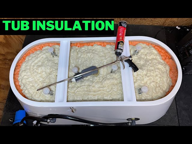 Freestanding Tub Insulation: Penguin Chiller Cold Plunge!