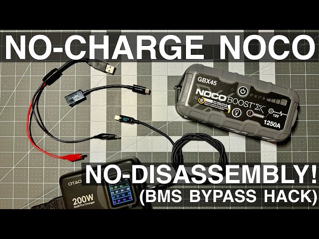 No-Open NOCO Repair: Power Measurement and Charging Hack