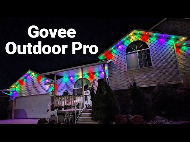 Get the Perfect Christmas Light Fit with Govee Permanent Outdoor Lights Pro