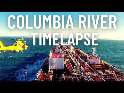 INBOUND & OUTBOUND, COLUMBIA RIVER TIMELAPSE