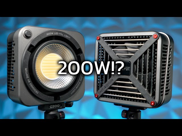 Zhiyun Molus G200 Review - TINY 200W Light!