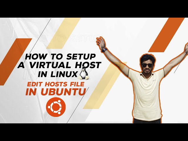 How to setup a virtual host in Linux in Ubuntu | How to edit hosts file in Linux |