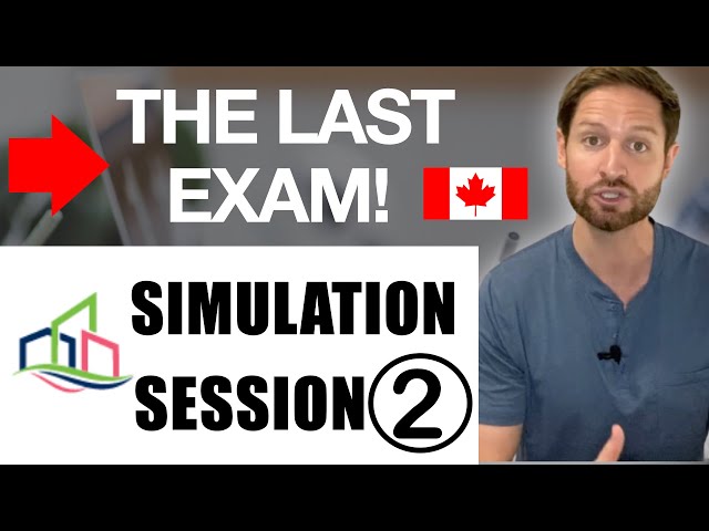 Humber College Real Estate Simulation Session 2: THE LAST EXAM!