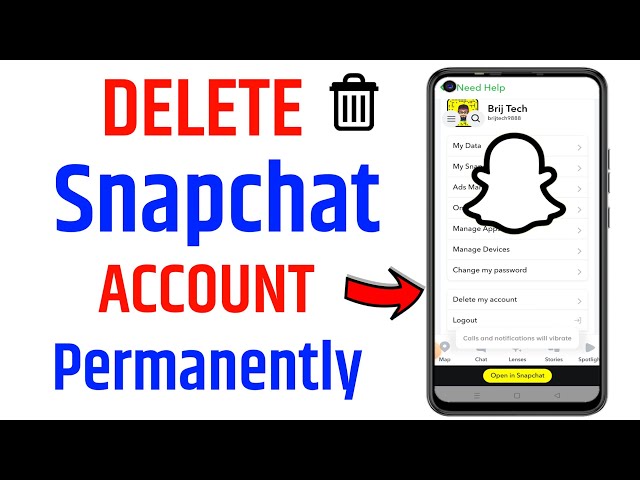 How To DELETE Snapchat Account 2024 Permanently [NEW UPDATE]