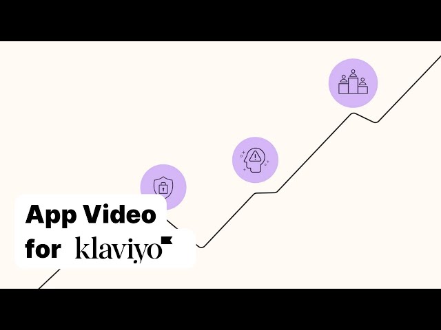 App Explainer Video | Klaviyo | Vidico