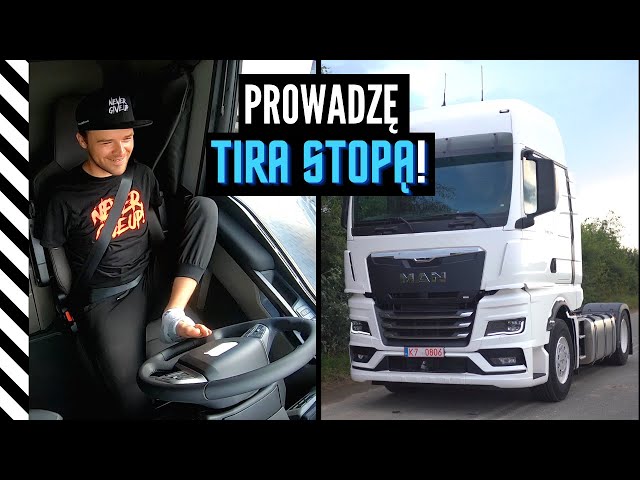 I drive the TRUCK WITH MY FOOT! | Bartosz Ostałowski