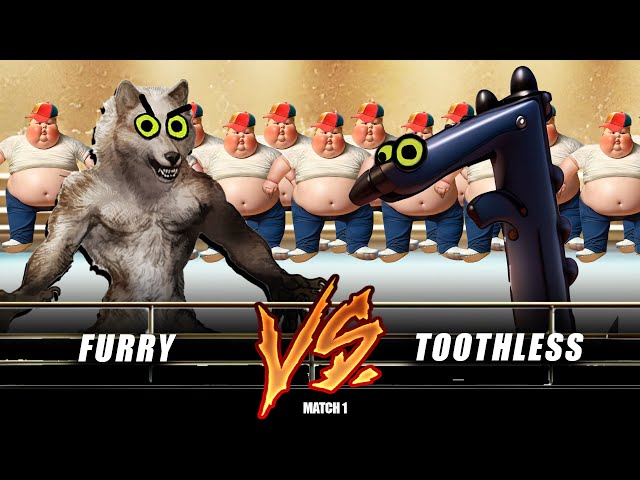 Furry vs Toothless