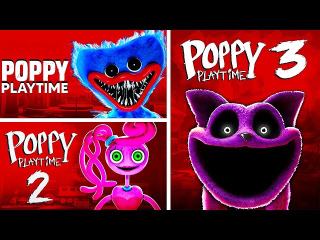 Poppy Playtime Chapter 1, 2 & 3 | Full Game Walkthrough | No Commentary