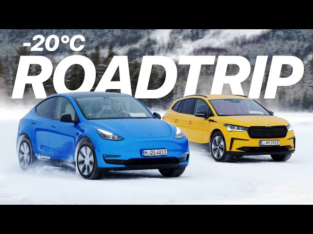 Mit dem Tesla Model Y zum kältesten Ort Europas! (Dokumentation)