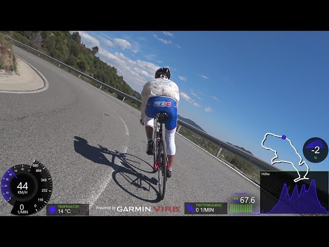 Garmin Indoor turbo trainer Cycling Video 120 Minute Full HD Motivation