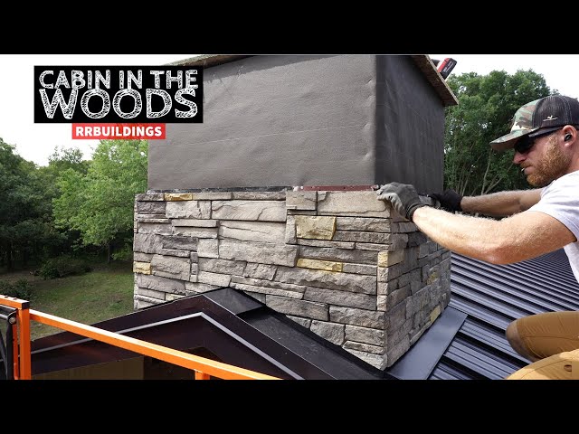 Cabin in The Woods: Finishing the Chimney  Versetta Stone