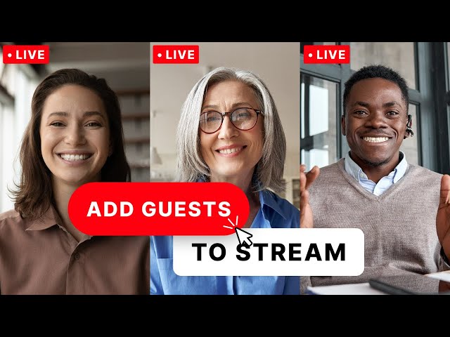 Easily Invite Guests To Your Live Stream (with StreamYard)