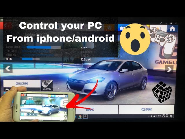 How to Control your PC from the Phone (iPhone/android)