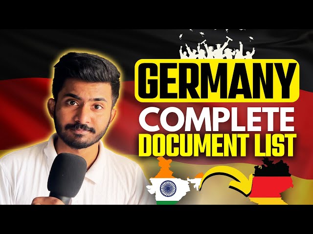 2024 Complete List of Documents for Studying in Germany 🇩🇪