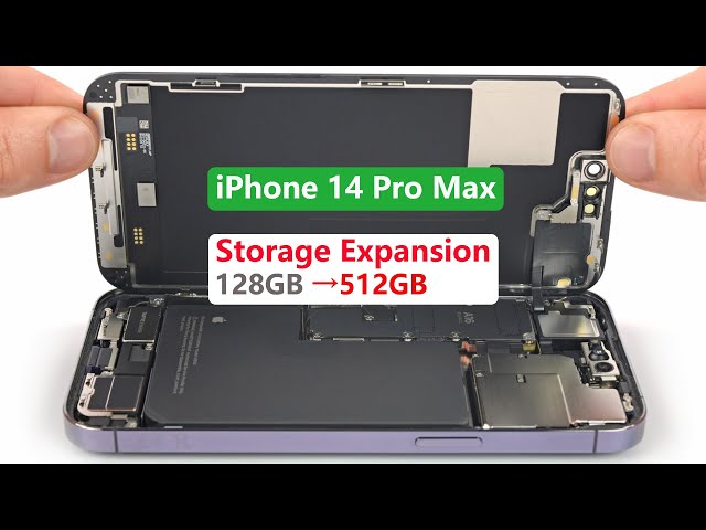 iPhone 14 Pro Max  Storage Expansion | 128GB To 512GB