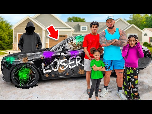 Stalker RUINED our DAD'S NEW CAR 🤬