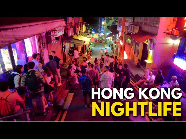 Hong Kong Nightlife Tour 2024 (Hong Kong 4K)