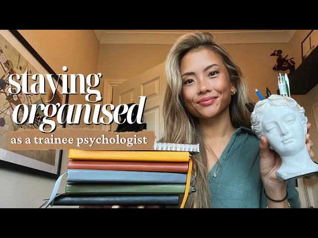 Staying Organised as a Trainee Psychologist | fave stationery, office tour, discipline tips, FAQs