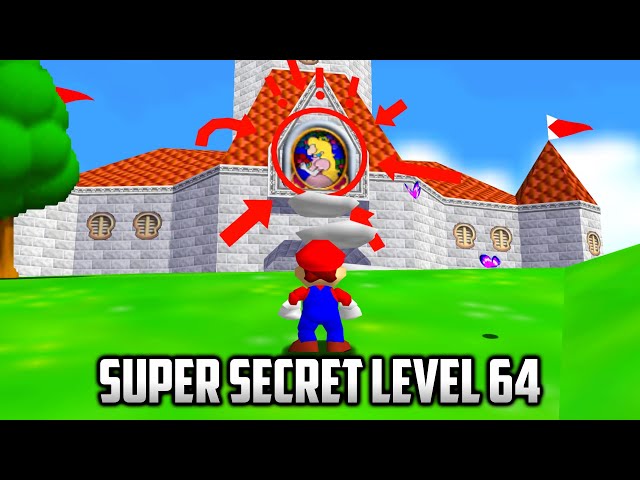 ⭐ Super Mario 64 - Super Secret Level 64 (not clickbait)