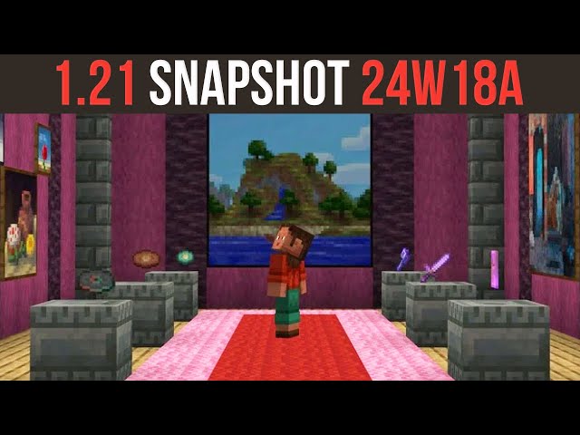 Minecraft 1.21 Snapshot 24W18A | Add Your Own Paintings & New Enchantment System