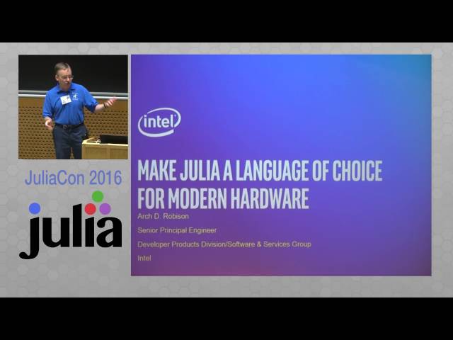 Using Julia as a Quick and Dirty Code Generator | Arch D. Robison | JuliaCon 2016