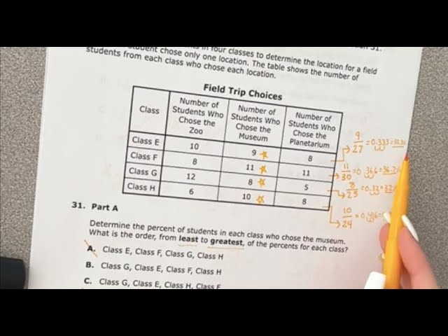 7th Grade Math Standardized Testing Review (DAY 8)