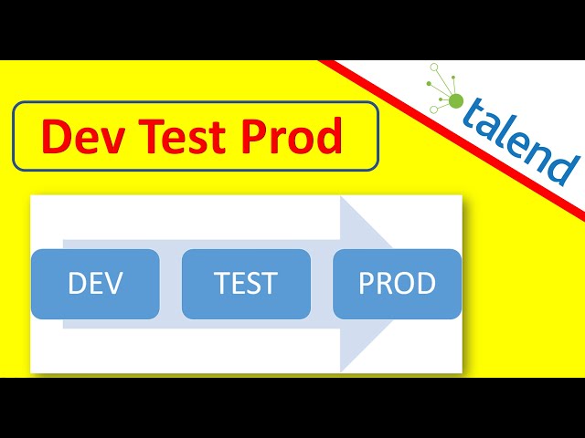 Dev Test Prod : Environments in Talend using Context Groups