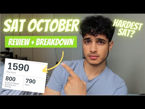 SAT OCTOBER REVIEW! SAT DETAILS + BREAKDOWN!