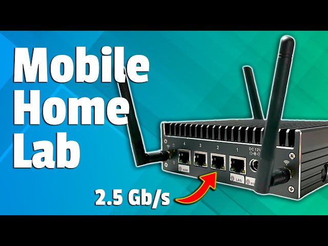 My Mobile HomeLab! (Travel Router with Proxmox, Docker, and OpenWRT)