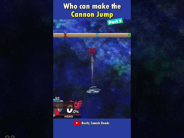 Who can make the Cannon Jump in Smash Ultimate? (Part 8)