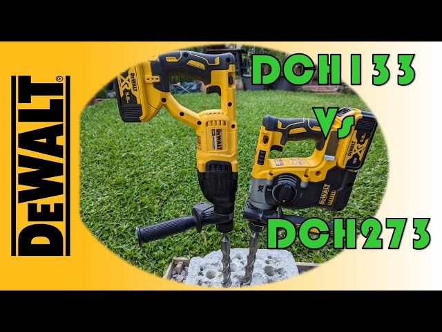 DCH133 vs DCH273 (DeWalt rotary hammer showdown)